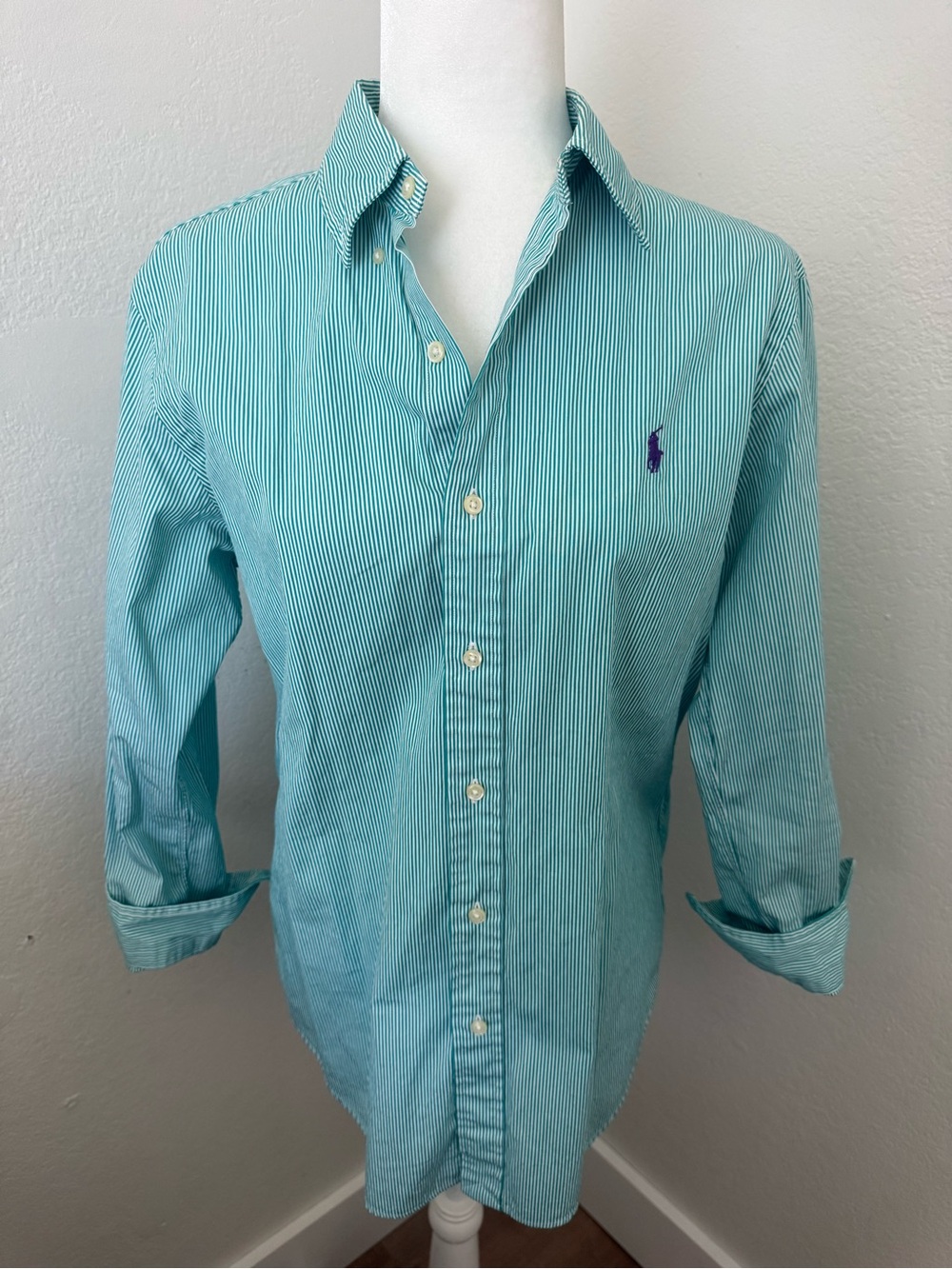 Ralph Lauren Light Teal green Button-Down Shirt - Picture 6 of 7